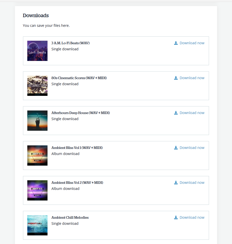MIDIKLOWD Bundle Offer Download Page