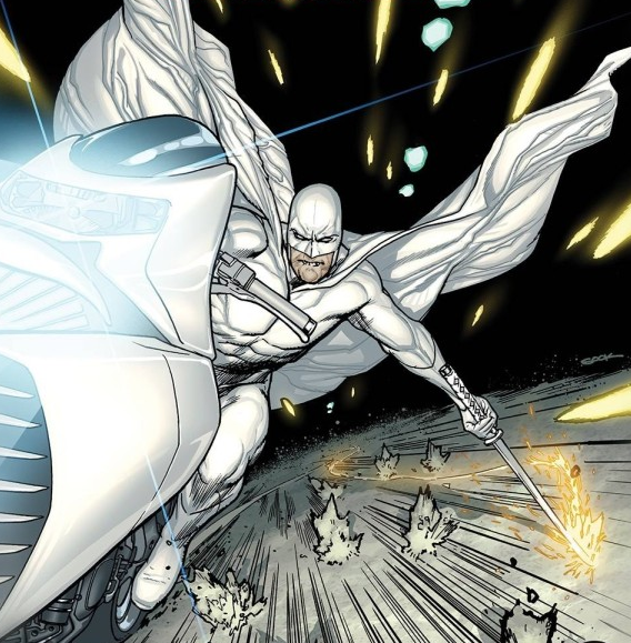 A bit like riding a super-powered bike, whilst scraping a ninja sword along the ground. Total over-kill except this looks super-cool over-kill, you pointing a clicking your mouse will never look this cool