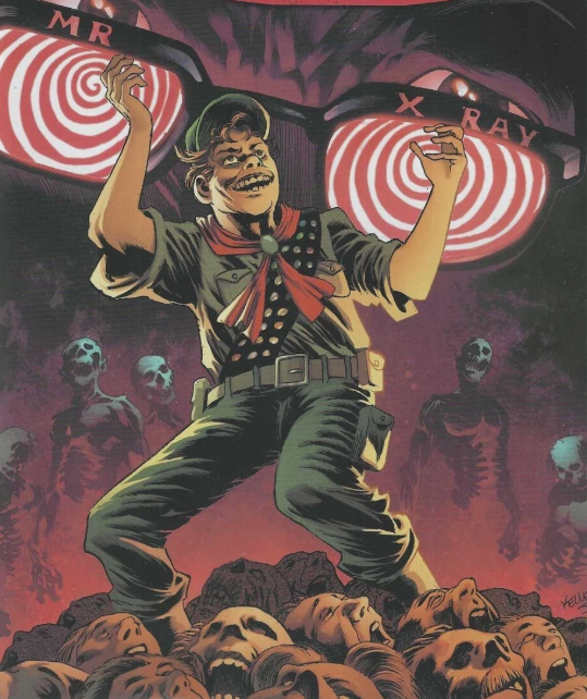 As a boy scout Pranky from Hyde Street loves his badges